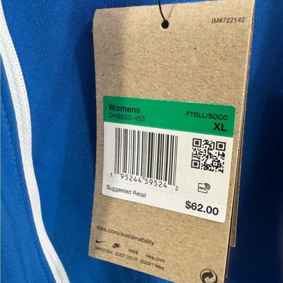 Nike woman’s blue navy Dri-FIT Academy Pro full zip up jacket size XL NWT - Picture 11 of 11